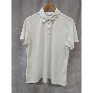 Walter‎ Hagen pique short sleeve polo Women XXL white